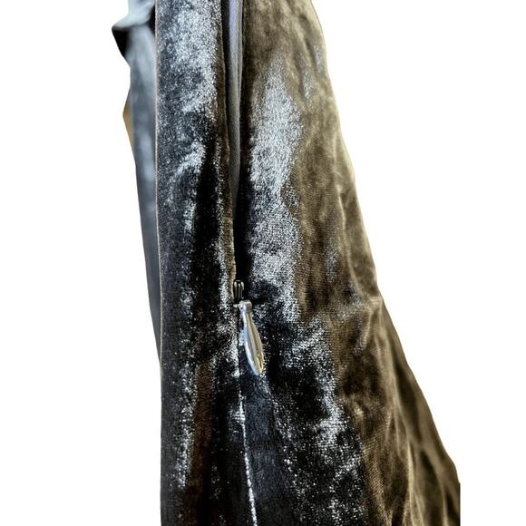 Marc by Marc Jacobs Woman's Size 4 Velvet Empire Waist Mini Dress Tie Neck and L - Picture 4 of 7